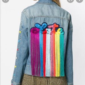 Mira Mikati Denim Jacket Size 10